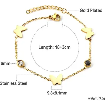 Náramek Elegantní dámský náramek z chirurgické oceli - 596 MG