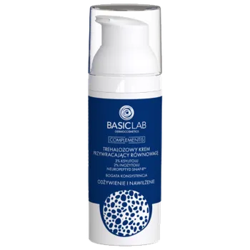 Pleťový krém Basiclab trehalózový rebalanční pleťový krém s bohatou texturou s 3% xylitolem a 2% inositolem, 50 ml