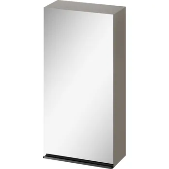 Nábytek Skříňka Cersanit Virgo 40 zrcadlová šedá černá úchytka, S522-012