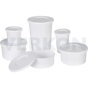 Jednorázové nádobí Kelímek na masti, zaklapávací víčko, PP, Objem [ml]: 100