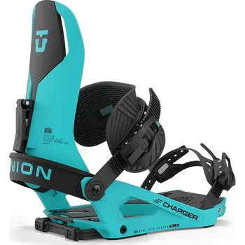 Vázání na snowboard Vázání na splitboard Union Charger cyan L 2024 - Odesíláme do 24 hodin
