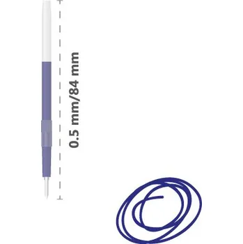 Náplň do psacích potřeb Náplň kuličková HERB 330 0,5 mm, modrá 443836