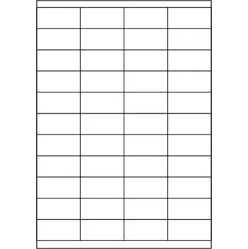 Samolepící etiketa Etikety PRINT 52,5x25,4 mm bílé fotomatné (100xA4)