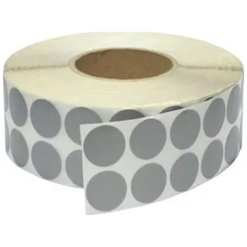 Speciální papír Samolepicí fixační kolečko průměr 30 mm šedé (4000 ks na kotouči)