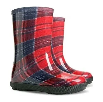 Chlapecká obuv Demar Hawai PRINT AD (kostky) - Dětské gumáky 26 - 27