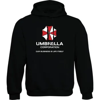 Pánská mikina Mikina s kapucí Umbrella Corporation - černá