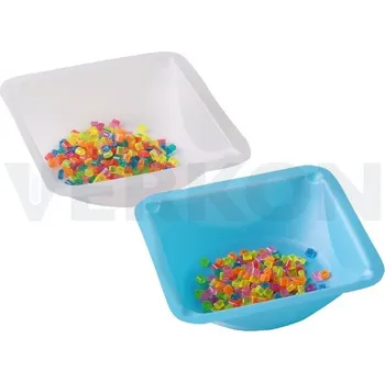 Miska odvažovací polystyrenová, Objem [ml]: 7, Barva: Bílá, Rozměry [mm]: 41 x 41 x 8, Balení [ks]: 500