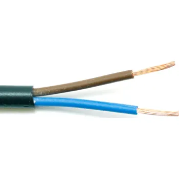 elektrický kabel KABLO VRCHLABÍ H03VV-F 2x0,75 černý DP580000702XCFN