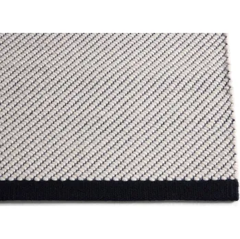 Koberec HAY Koberec Bias Tint 80 x 200 cm, black tint