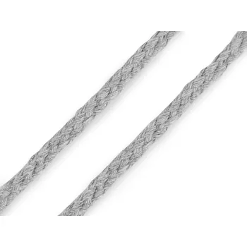 Příze Bavlněná oděvní šňůra splétaná Ø5 mm