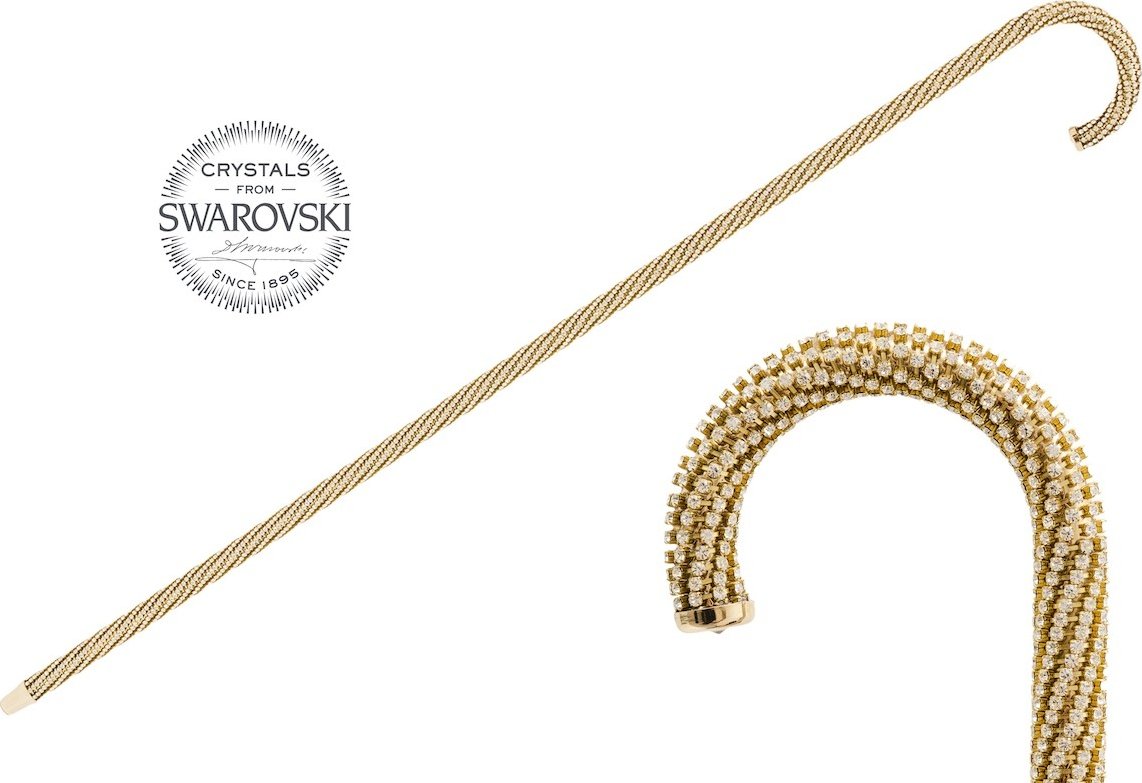 Vycházková hůl luxusní SWAROVSKI®