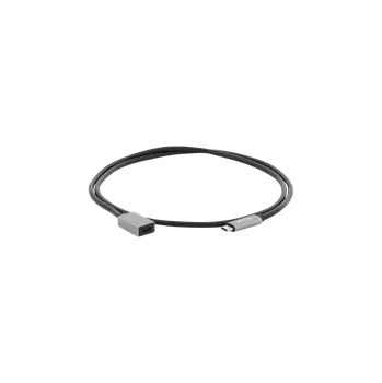 Datový kabel LMP USB-C (m) na USB-C (f) kabel s podporou přenosu videa, max. 5 Gbit/s, 3A, 1m, vesmírně šedý - 17437