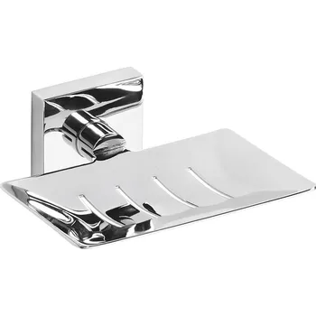 Mýdlenka Sapho X-SQUARE mýdlenka obdélníková s otvory, chrom