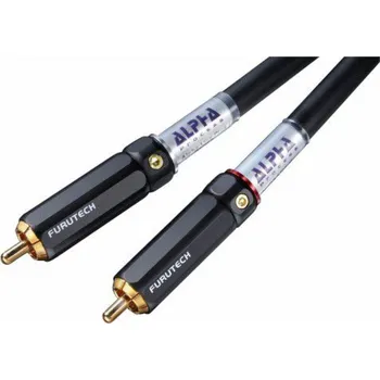 Audio kabel Furutech-ADL RCA (Cinch) - RCA (Cinch) kabel 1m černý