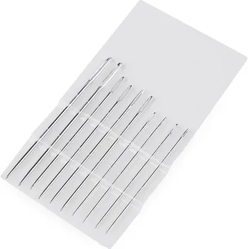 Příslušenství k šicímu stroji Jehly látací krátké - nikl