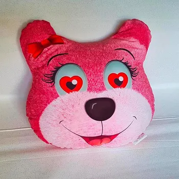 Dekorativní polštářek Polštářek růžová medvědice Český výrobce