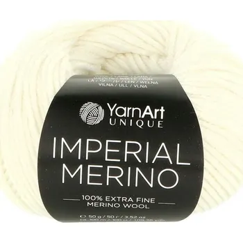 YarnArt Imperial Merino 3302 bílo krémové