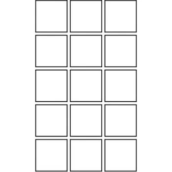 Speciální papír Etikety PRINT 49x49 mm bílé lesklé pro inkoustový tisk (50xA4)