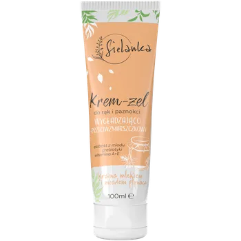 Péče o ruce Sielanka Mléko a med vyhlazující a protivráskový krém-gel na ruce a nehty, 100 ml