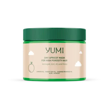 Vlasová regenerace Yumi HC meruňková maska 3v1 pro vlasy s vysokou pórovitostí, 300 ml