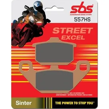 Brzda pro motocykl SBS- Brzdové destičky 557HS