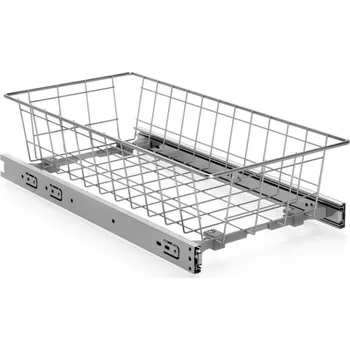 Odpadkový koš Interex design Výsuvný koš s tlumením LIVERO / Stříbrná 250 - 310 mm 170 mm