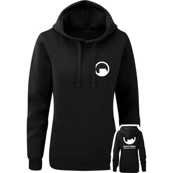 Dámská mikina Dámská mikina s kapucí Black Mesa Research Facility Backside - černá