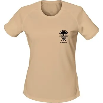 Dámské tričko Dámské funkční tričko 102. průzkumný prapor simple - písková