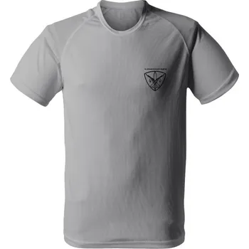Pánské tričko Funkční tričko 72. mechanizovaný prapor Simple - světle šedá