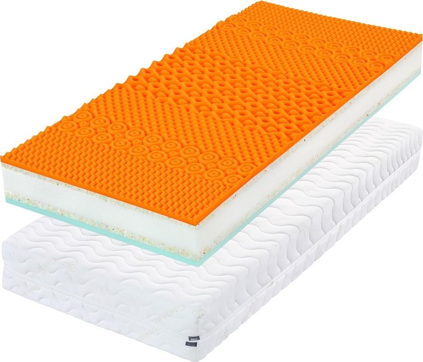 Tropico HEUREKA PLUS FLEXI 20 cm - vysoká ortopedická matrace 90 x 200 cm, snímatelný potah