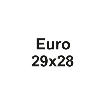 Speciální papír Etikety cen. EURO 29x28 hranaté - 700 etiket/kotouček, bílé MOTEX