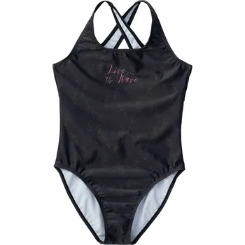 Dívčí plavky Dětské Jednodílné plavky AQUAWAVE SALAVA JR M000209588 – Černá 152