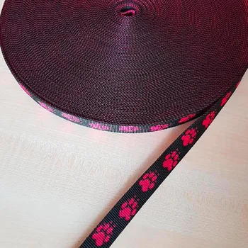 Popruh tlapky červené 2,5cm šíře Český výrobce