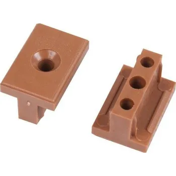 Příslušenství pro plot Plastový T-klip pro terasové profily ThermoWood s bočními úchyty - Balení 250 ks