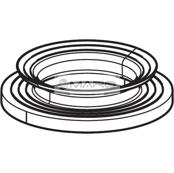 Ventil Alcadrain Náhradní díl Těsnění tvarové pro vanové sifony, S0100-ND