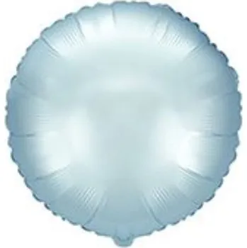 Balónek Balón foliový 45 cm Kulatý PASTELOVÝ MODRÝ - FLEXMETAL