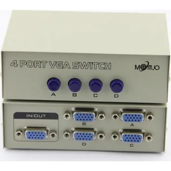 Příslušenství pro kamerový systém 4CH VGA rozbočovač, maximální rozlišení 1920*1440, bez nutnosti napájení