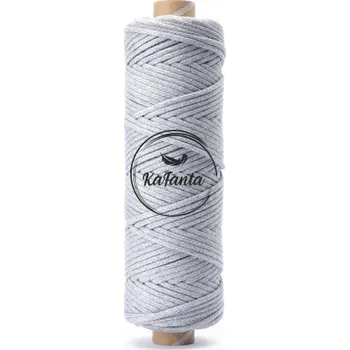 Příze Bavlněná šňůra KaFanta 5 mm PREMIUM - grey