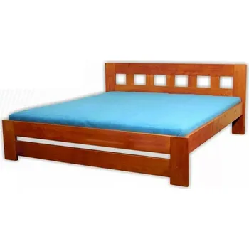 Postel Dřevěná postel Jakub 200x90 Dub