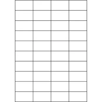 Speciální papír Etikety PRINT 52,5x29,7 mm bílé lesklé pro inkoustový tisk (50xA4)