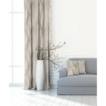 Závěsy metráž Béžové Islander (S)