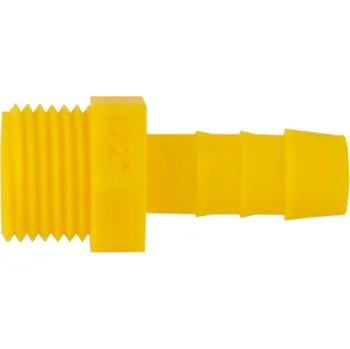 Vodovodní potrubí Přímá šroubovací koncovka 1/2" LILIE WeißGELB Průměr hadičníků: ø 12 mm