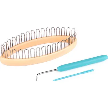 Plastový rámeček na pletení ponožek 5,3x13,5 cm