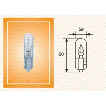 Autožárovka Žárovka, osvětlení přístrojů MAGNETI MARELLI T5 1,2W 24V