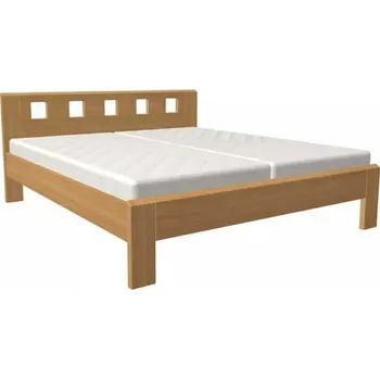 Postel Dřevěná postel Dalila Lux 200x160 Dub Doprava ZDARMA.