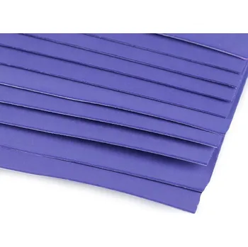 Samolepicí pěnová guma Moosgummi 20x30 cm balení 2 kusy - 15 fialová