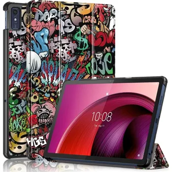 Pouzdro na tablet VSECHNONAMOBIL 64784 ART Zaklápěcí pouzdro pro Lenovo Tab M10 5G GRAFFITI
