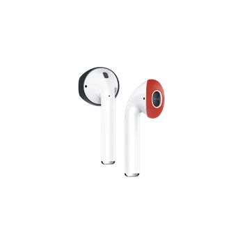 Příslušenství pro sluchátka Elago Airpords Secure fit, krytky do uší pro Airpods - 2 páry, červený a černý - EAP-PADSM-BKRD
