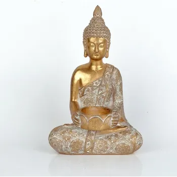 Svícen Buddha svícen 16,5x11,5x26cm
