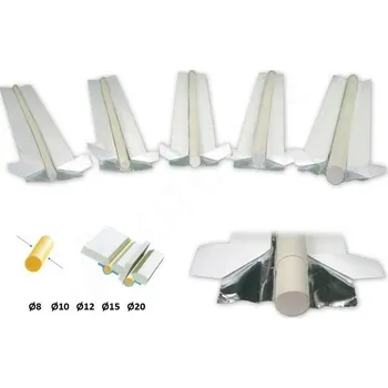 Příslušenství ke svářečce Keramická podložka pro svařování, kulatá, průměr 8mm, délka 590mm, samolepící